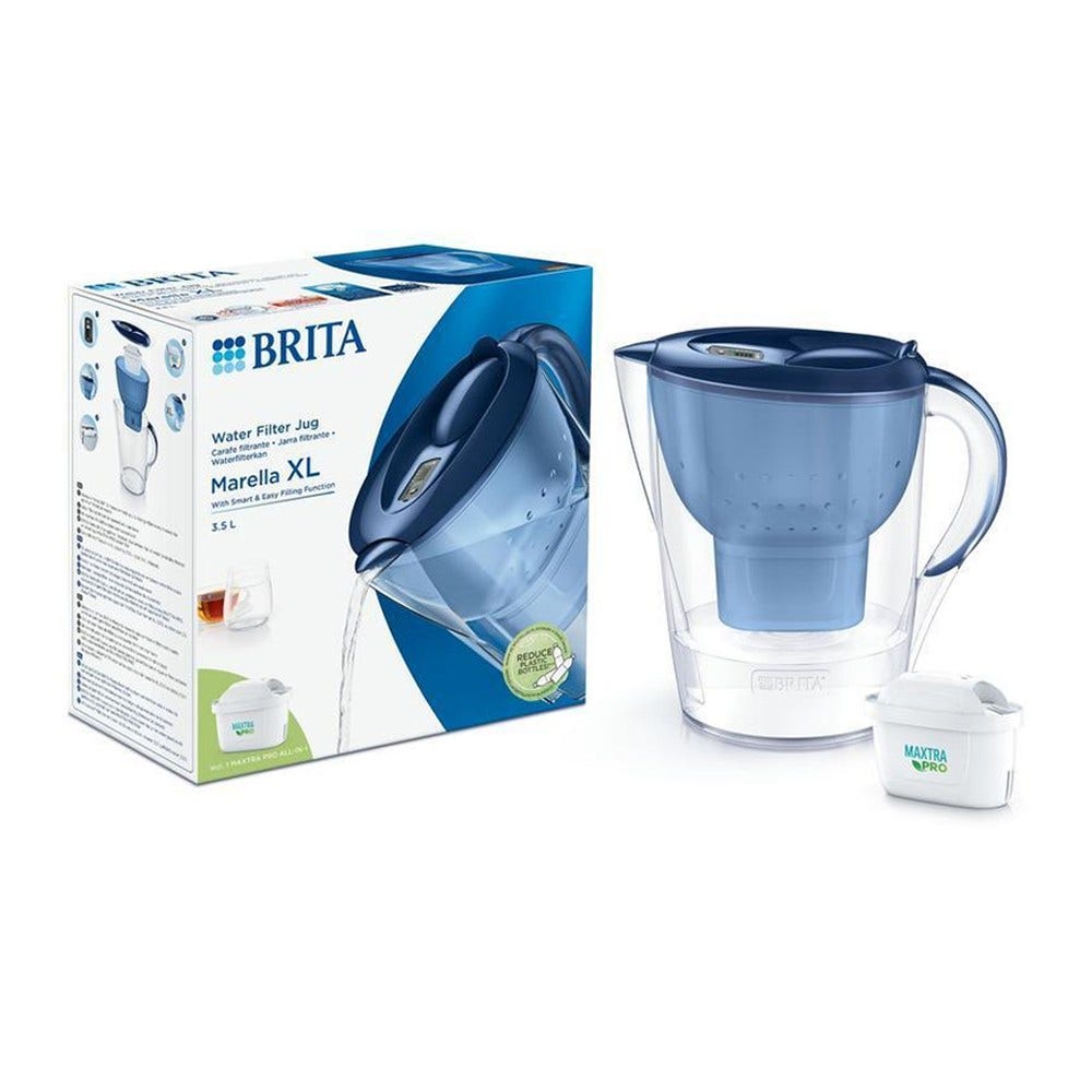 BRITA Marella XL Waterfilterkan Blauw + MAXTRA PRO Waterfilter 1051122