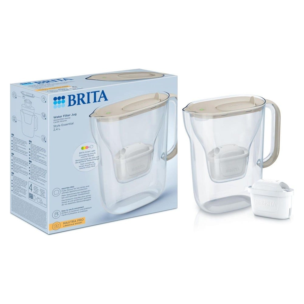 BRITA Style Essential Waterfilterkan Zand + BRITA MAXTRA PRO Waterfilter 1057794