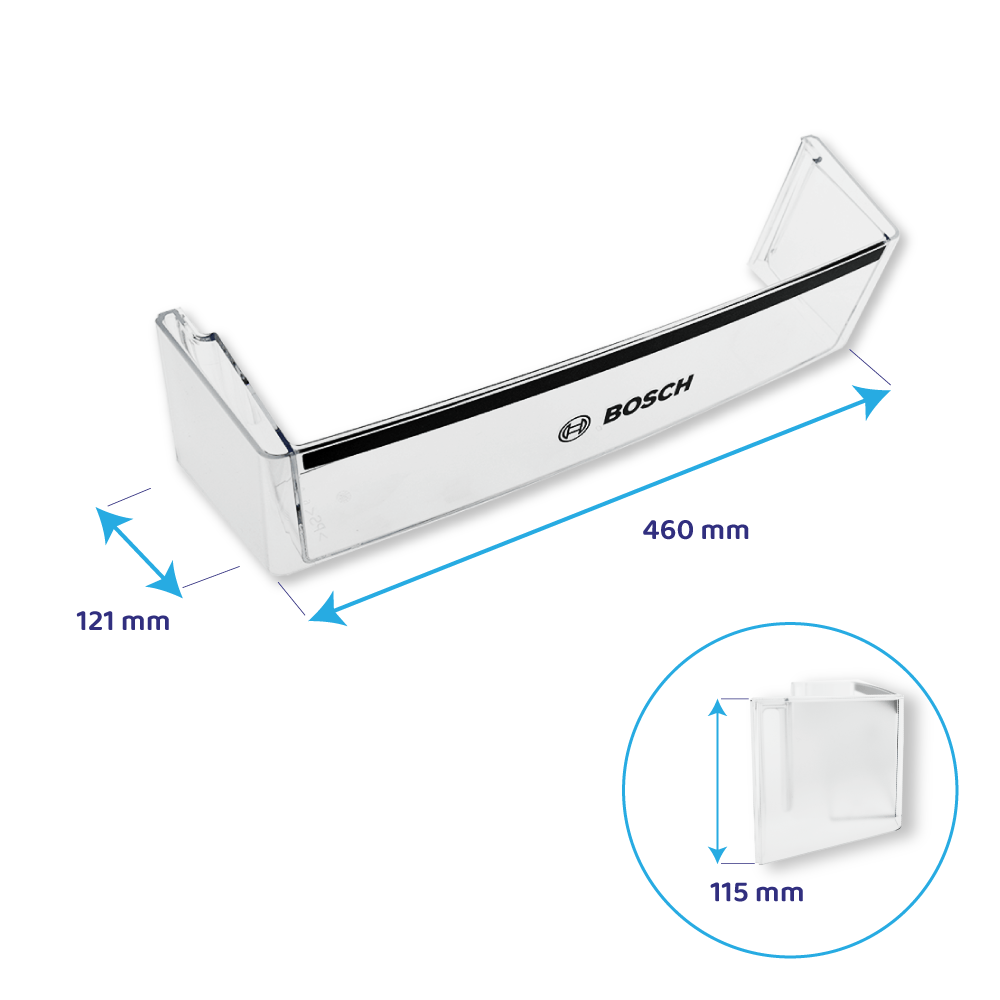 Bosch Koelkast Flessenbak 460x121mm / 11025160