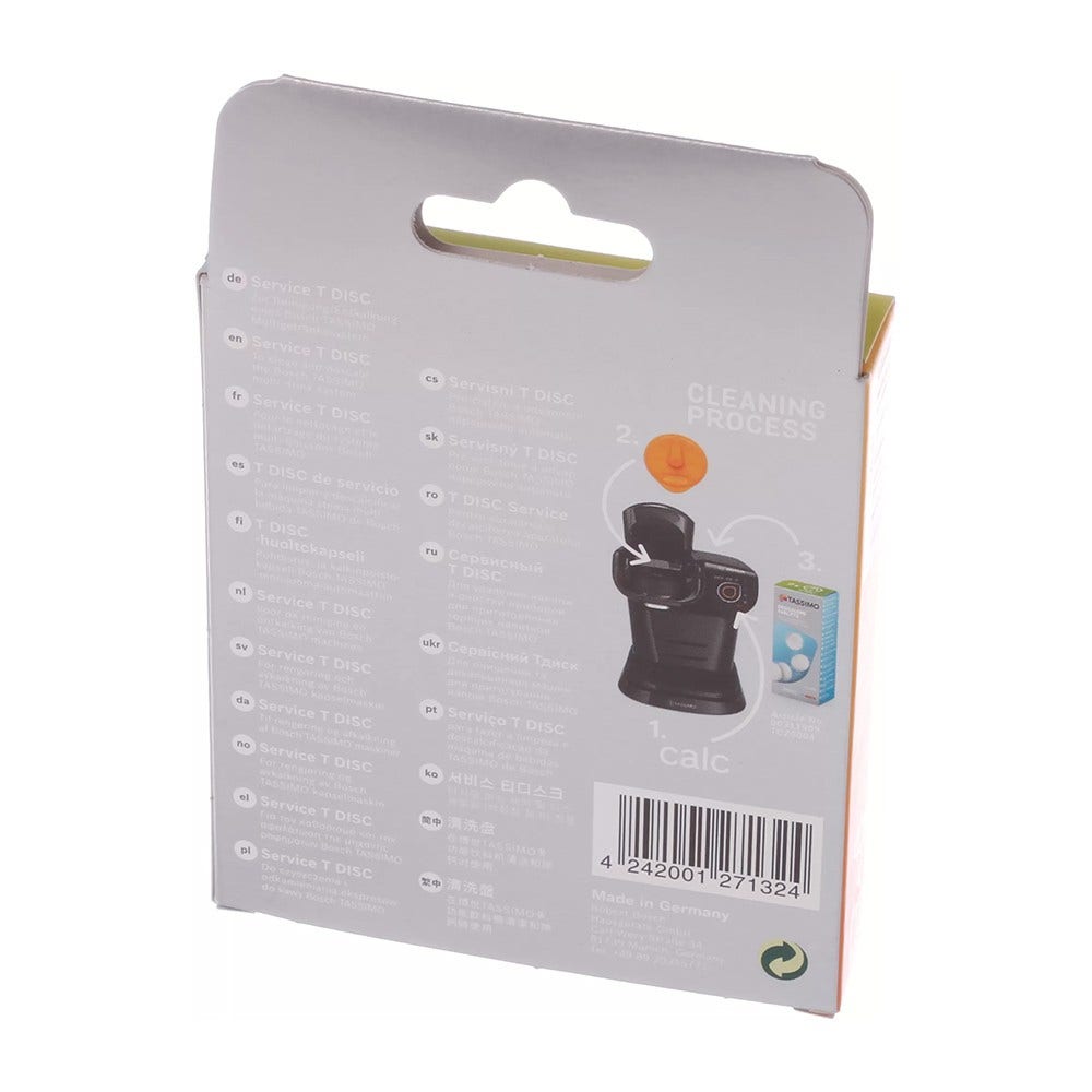 Bosch Tassimo Service T-Disc Oranje