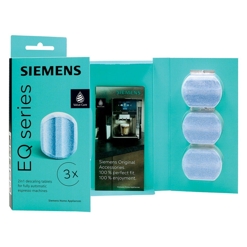 Siemens EQ. Series Ontkalkingstabletten 2-in-1 00312094 / TZ80002A / 00576693 (3st.)