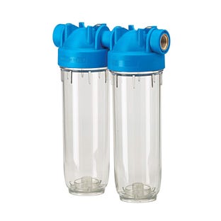 Purway Dubbele Filterbehuizing DP 10 Duo 3/4 OT TS