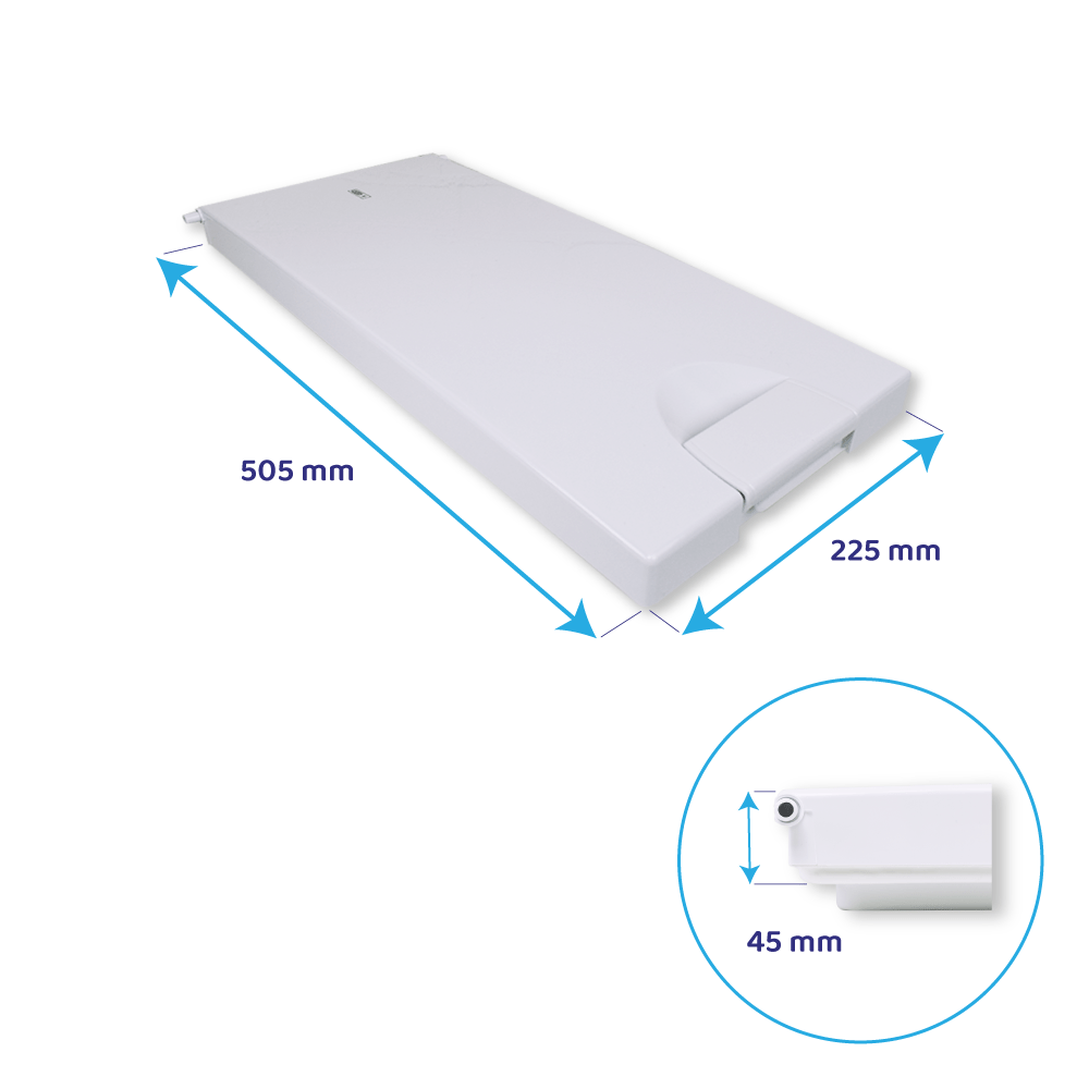 SMEG Vriesvakdeur 505x225mm / 481244069344