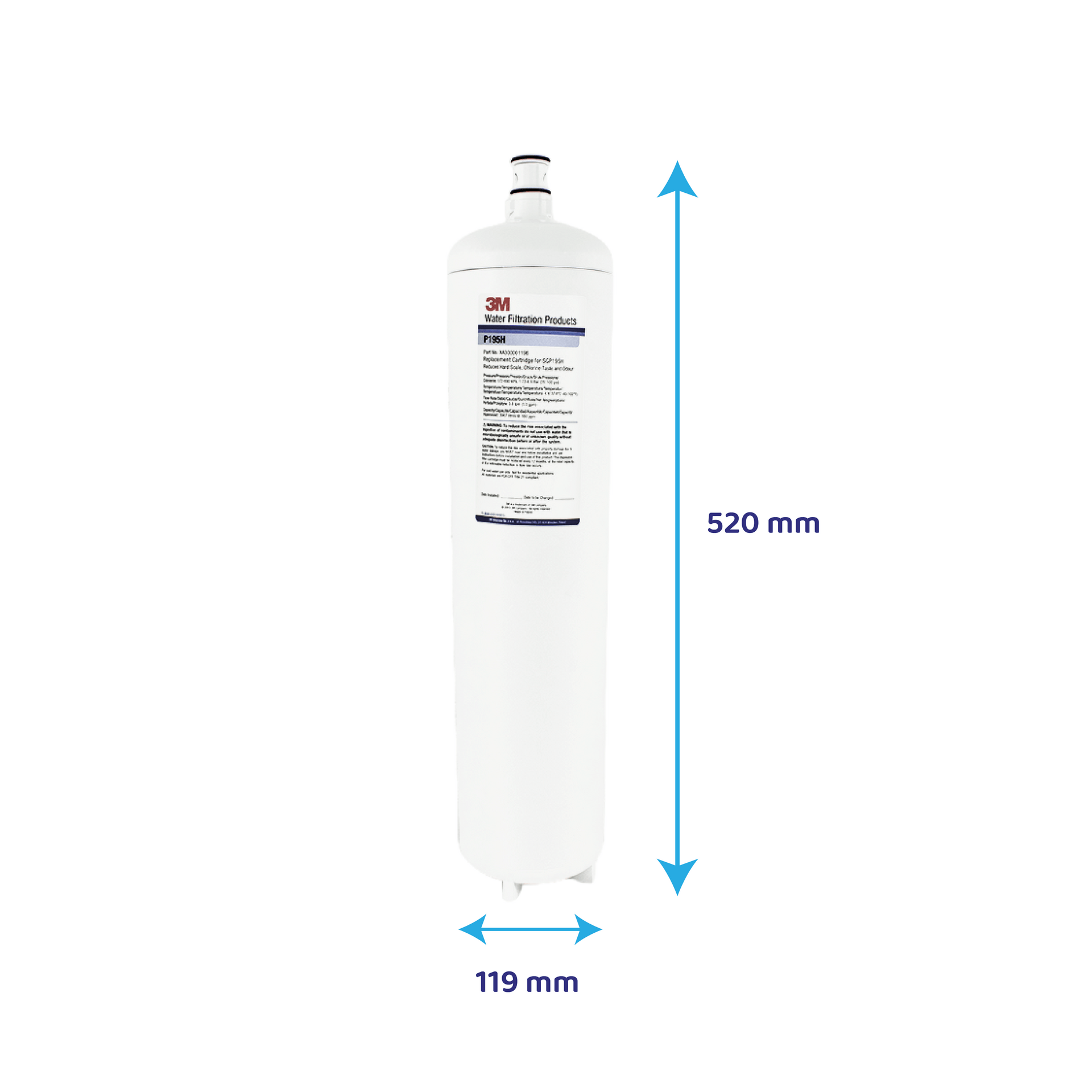 3M™ ScaleGard™ Pro Waterfilter P195H H+