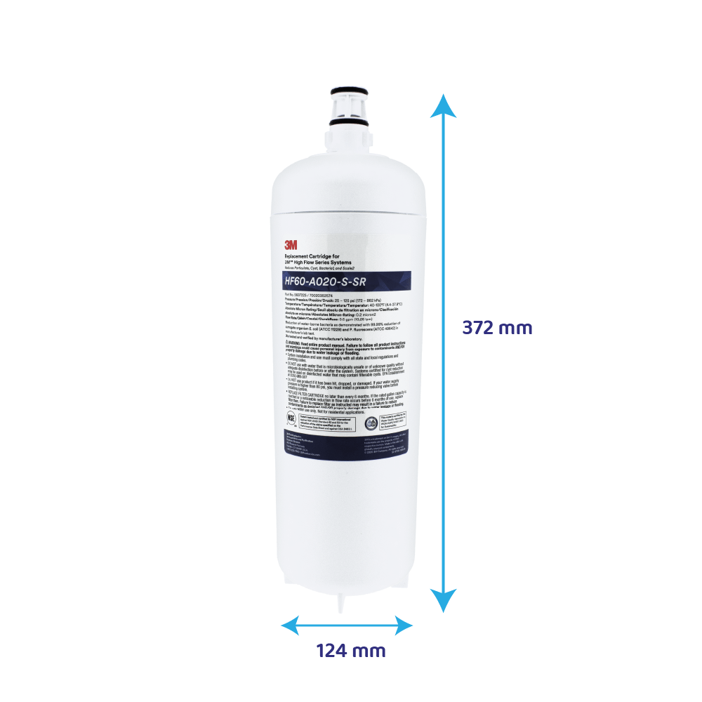 3M™ High Flow Carbonless Absolute Waterfilter HF60-A020-S-SR / 5637225