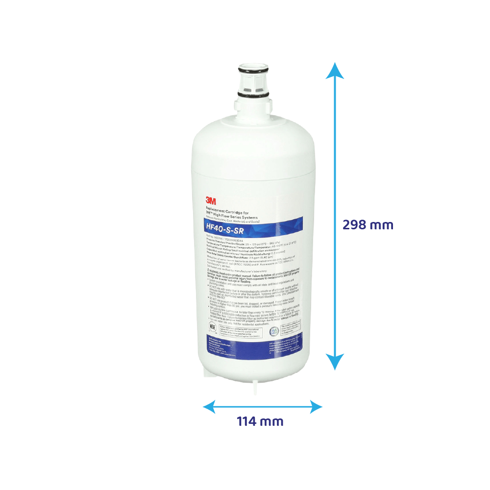 3M™ High Flow Carbonless Waterfilter HF40-S-SR