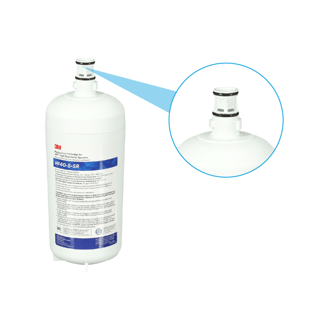 3M™ High Flow Carbonless Waterfilter HF40-S-SR
