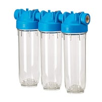 Purway Drievoudige Filterbehuizing DP 10 Trio 3/4 OT TS