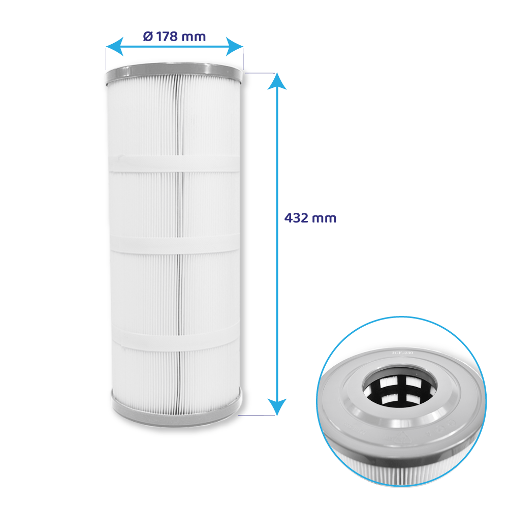 Emaux ELITE Zwembad Waterfilter Galaxy ICF230 / 914100007 (4St.)