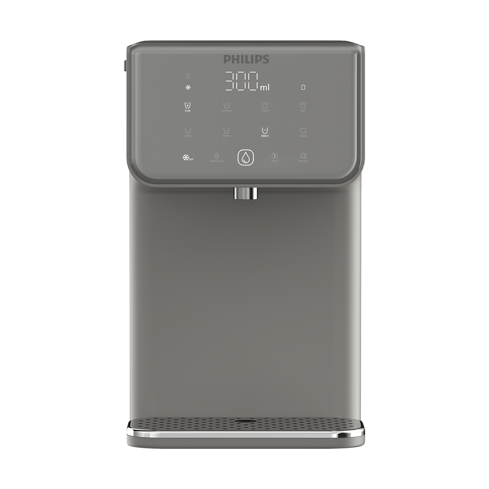 Philips Alles-in-één Waterstation Heet + Koud ADD5981GR (filtert PFAS) compatibel met BRITA