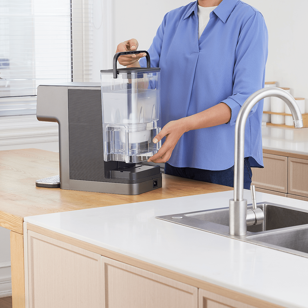Philips Alles-in-één Waterstation Heet + Koud ADD5981GR (filtert PFAS) compatibel met BRITA