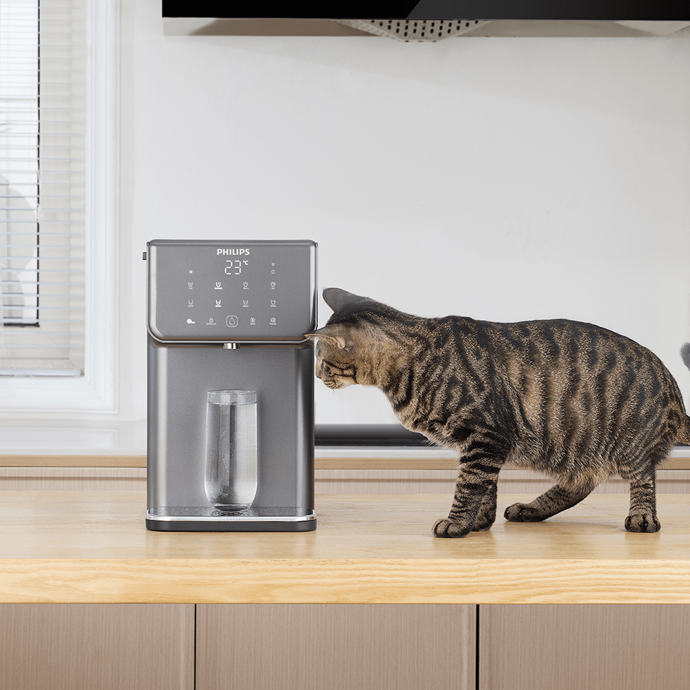 Philips Alles-in-één Waterstation Heet + Koud ADD5981GR (filtert PFAS) compatibel met BRITA