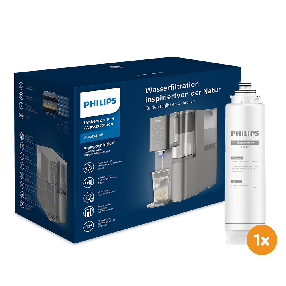 Philips Reverse Osmosis Waterstation Heet + Koud ADD6921DG (filtert PFAS)