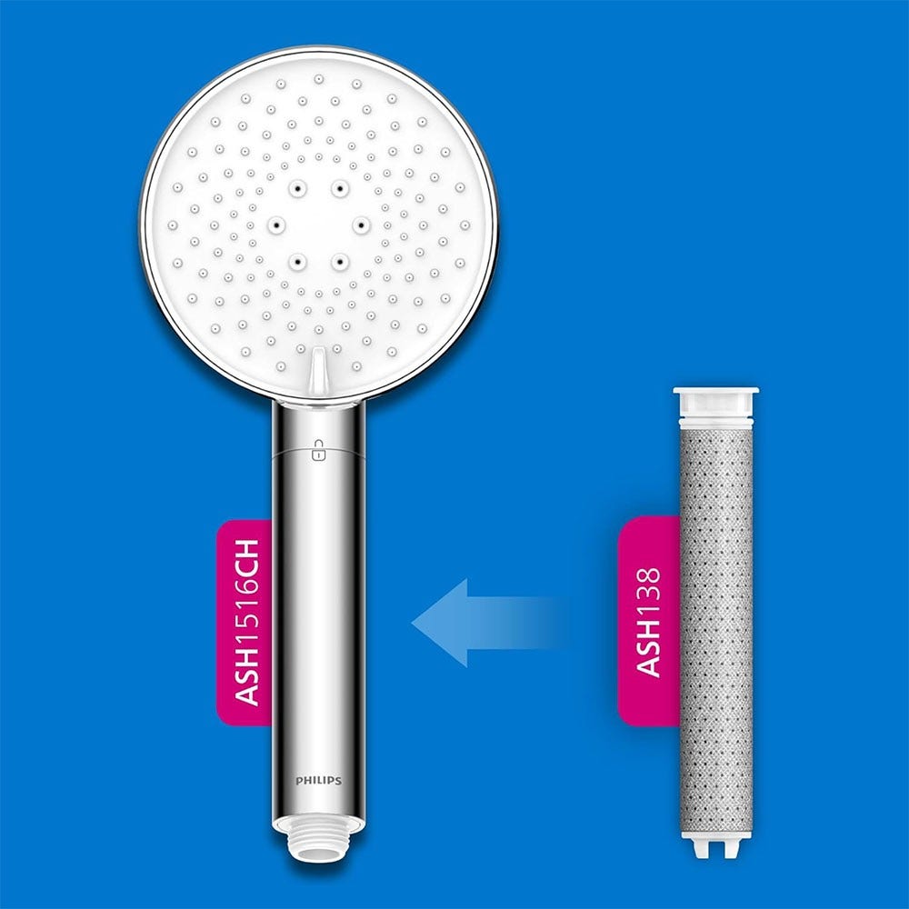 Philips Vervangingsfilter Douche (3St.) ASH138