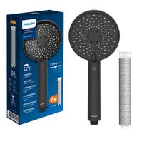 Philips Douchekop met Filter Zwart ASH1516BK (verminderd chloor, lood en pesticiden)