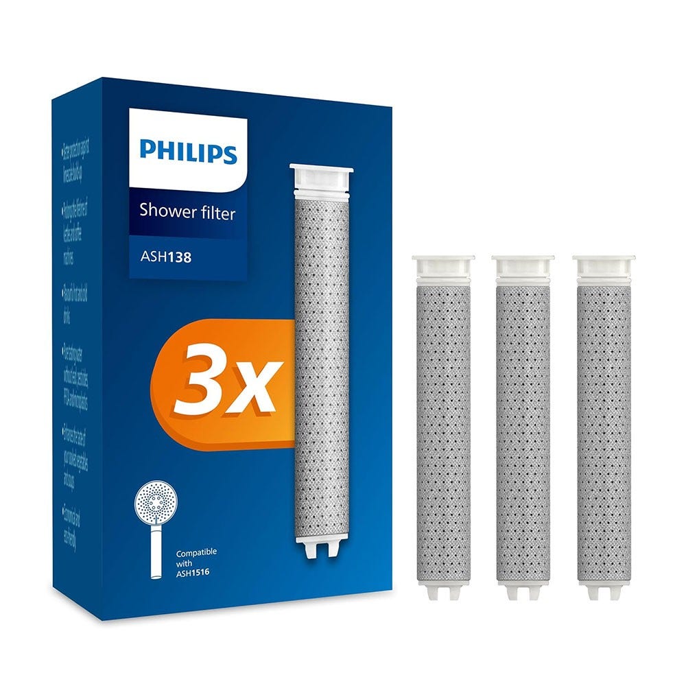 Philips Douchekop + Vervangingsfilter (4st.) ASH1516CH + ASH138