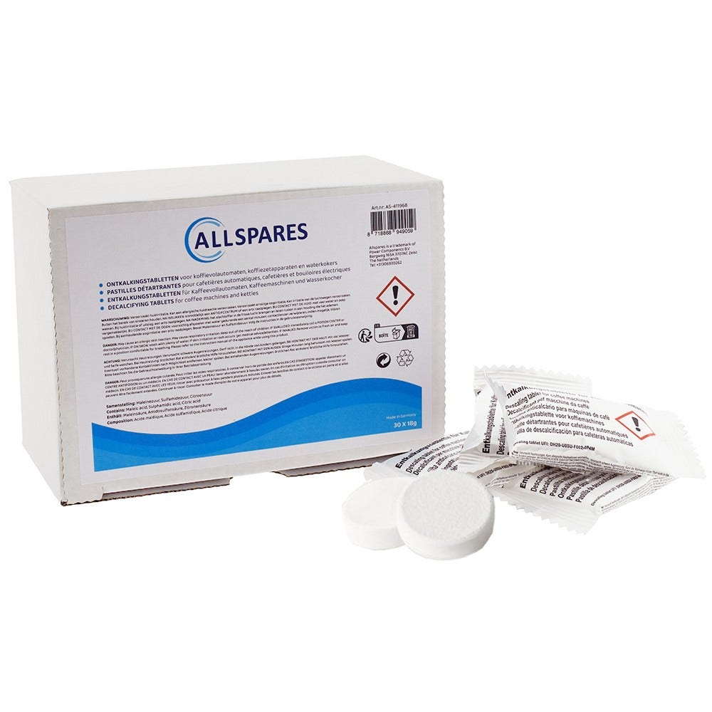 Ontkalkingstabletten geschikt voor Neff 311864 / 311556 / 00312454 (30st.)