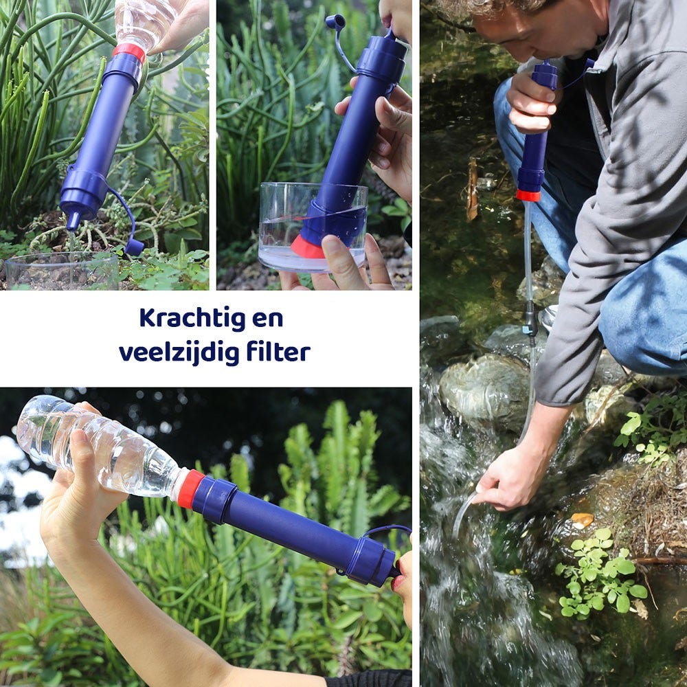 Allspares Mini Outdoor Waterfilter - Voor Kamperen, Hiken en Survival AS-ADV020