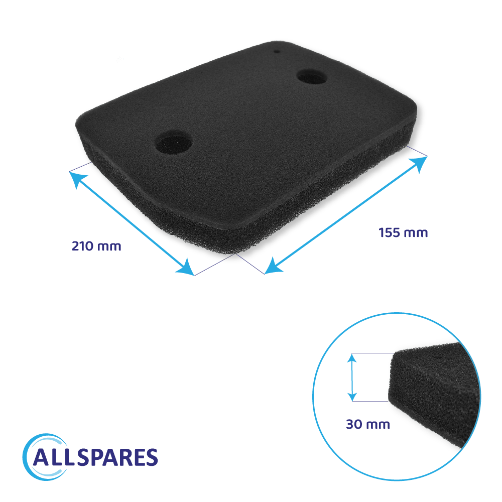 Schuimfilter Droger geschikt voor Miele 9164761 (5st.)