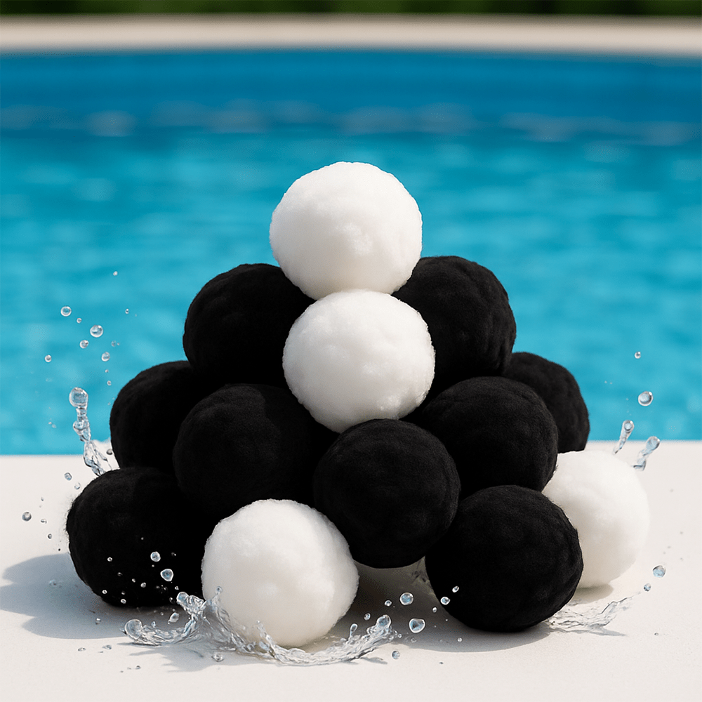 Aqualoon Zwembad Filterbollen 700 g – Vervangt 25 kg Filterzand | Wasbaar & Herbruikbaar