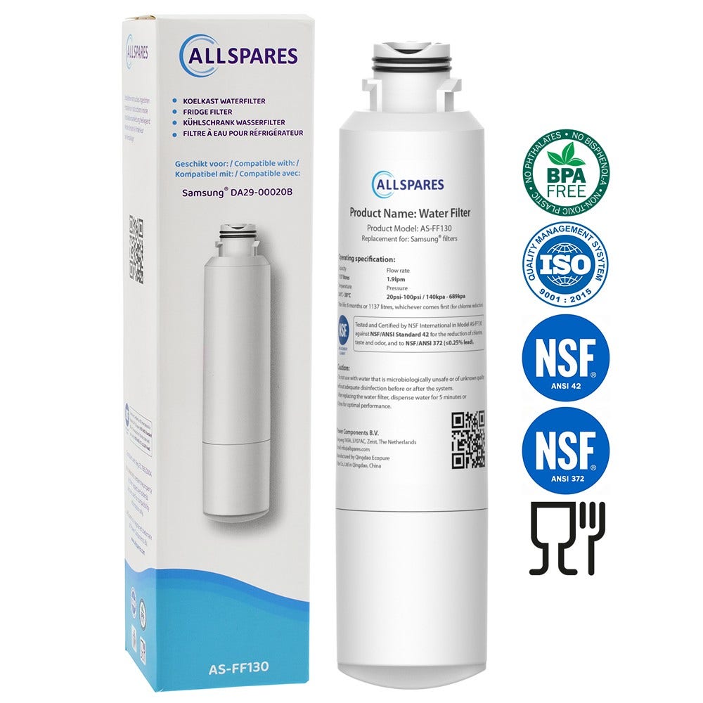 Vervangingsset Koelkast Luchtfilter + Waterfilter geschikt voor Samsung