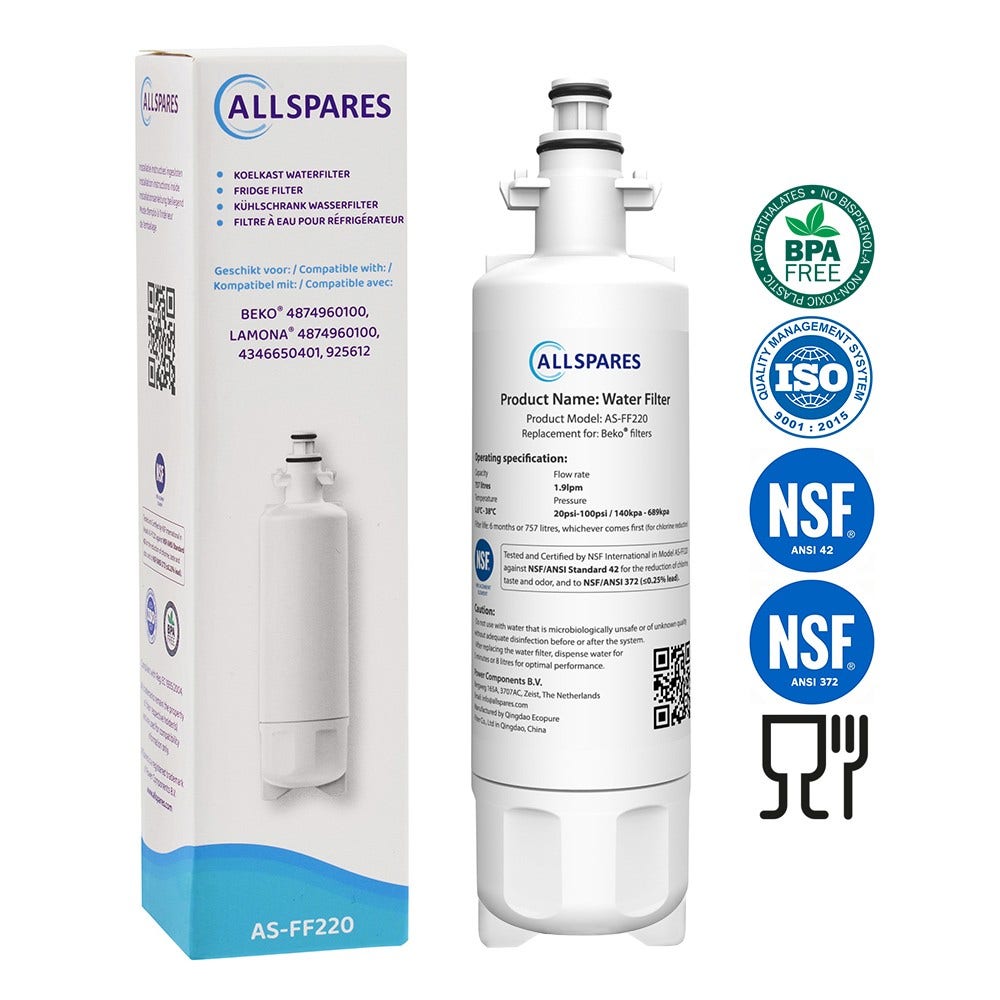 Waterfilter geschikt voor LG 4874960100