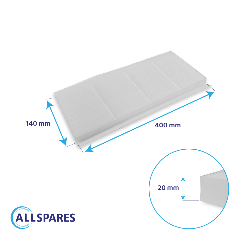 Filter F7 geschikt voor Itho Daalderop HRU BVF / HRU ECO 350 HR (2st.)