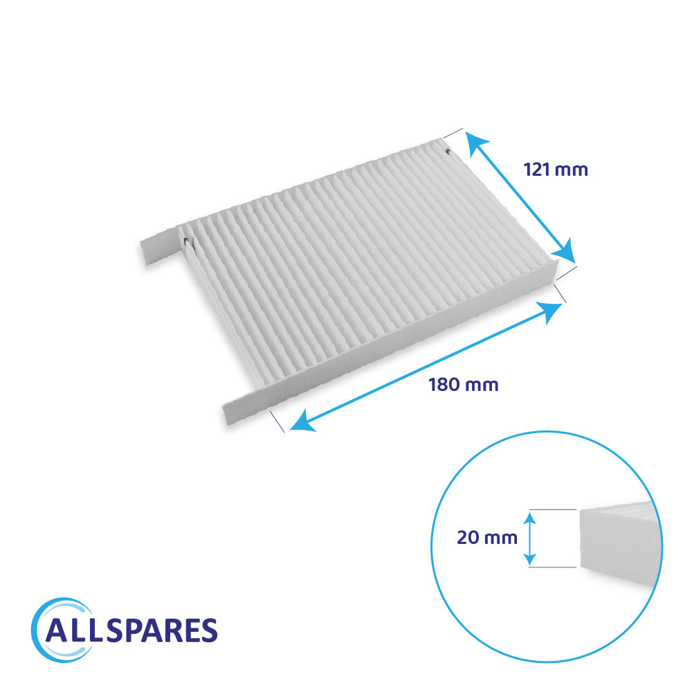 Filter G4 geschikt voor Zehnder ComfoSpot 50 (2st.)