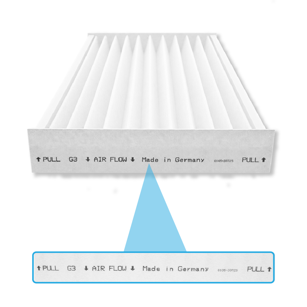 Filter G3 geschikt voor Zehnder ISO Defroster DN160
