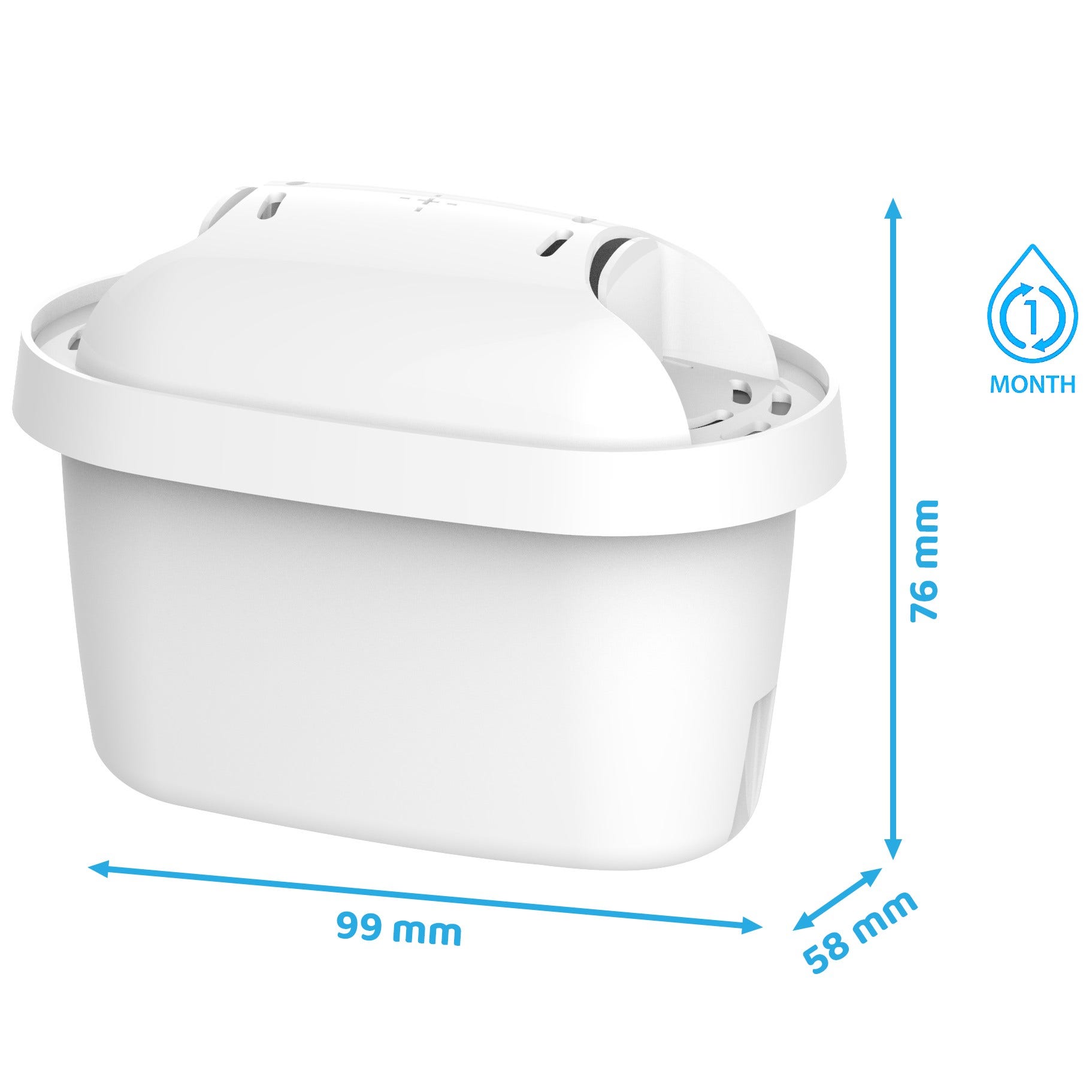 Waterfilter geschikt voor BRITA MAXTRA+ (6-Pack)