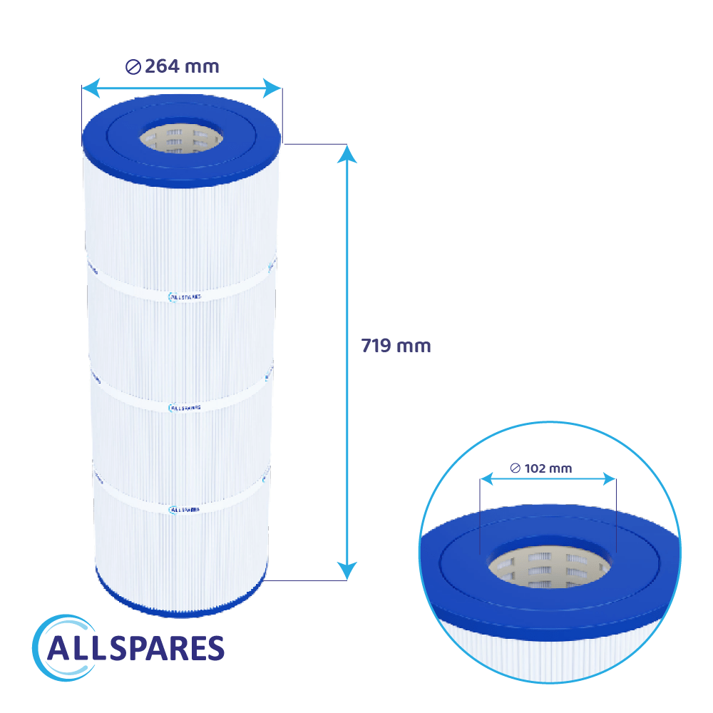 Zwembad Waterfilter geschikt voor Poolex ThinClear 200 / PF-TCR200CT / TCR200 / ThinClear Mono