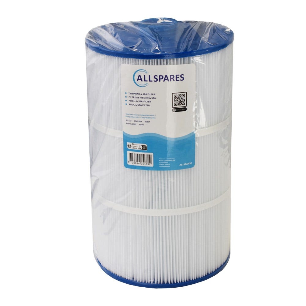 Spa Waterfilter geschikt voor Sundance 6540-501 / 80801 / SC722