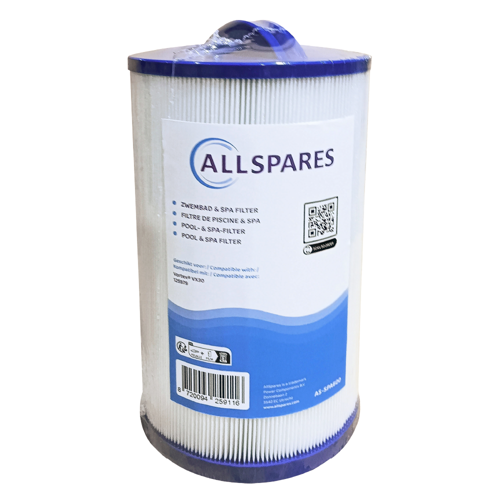 Spa Waterfilter geschikt voor Vortex VX30 / 125979 (Twist Lock)