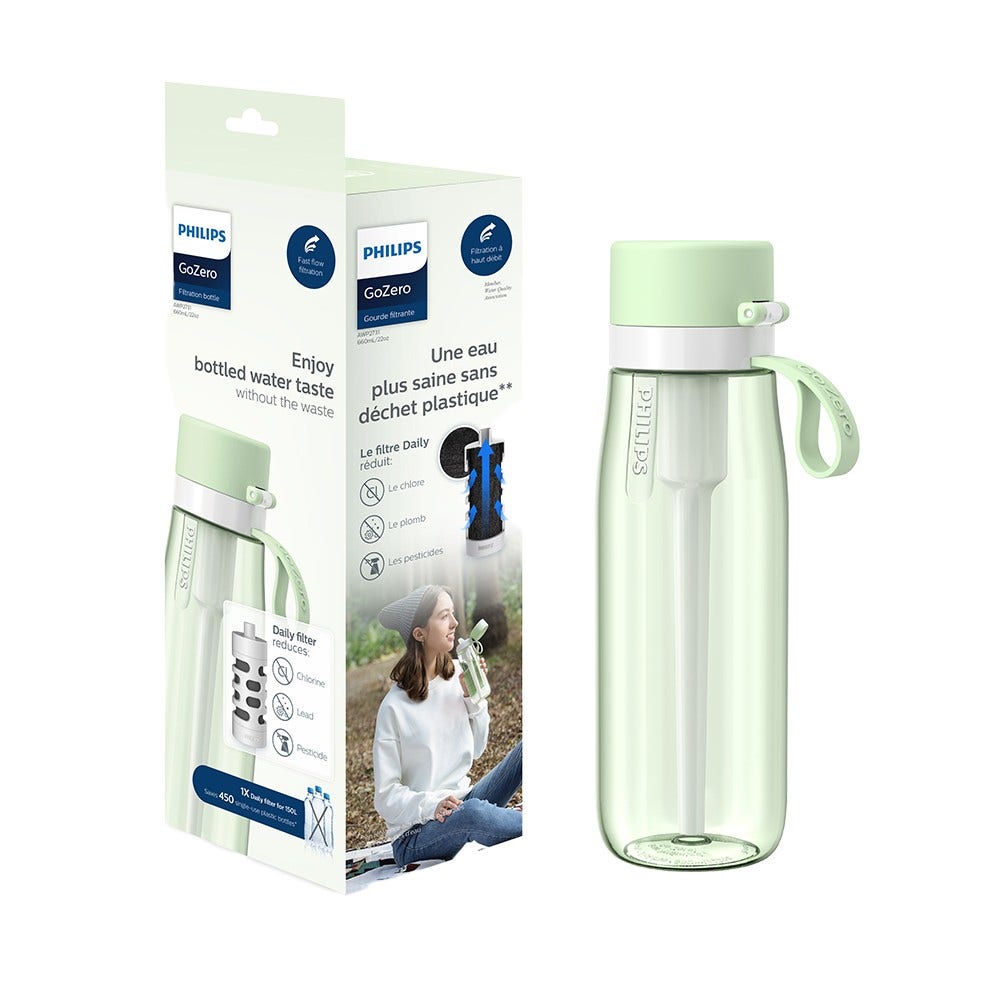Philips GoZero Daily Drinkfles (660 ml) Groen AWP2731GNR