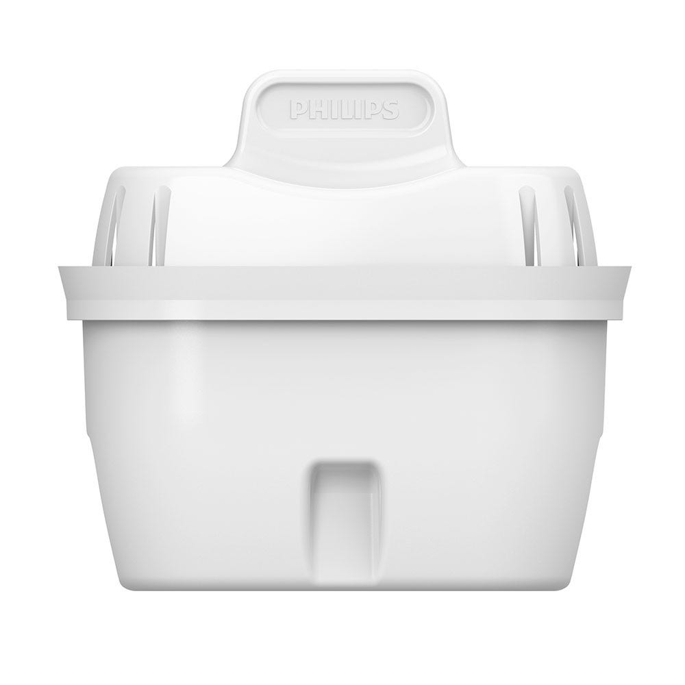 Philips Waterfilterkan 2.6L + 6 Micro X-Clean Waterfilter (filtert PFAS) AWP2933WHT6