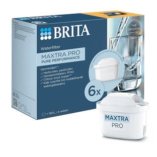 BRITA MAXTRA PRO PURE PERFORMANCE Waterfilter 6-pack (filtert PFAS)