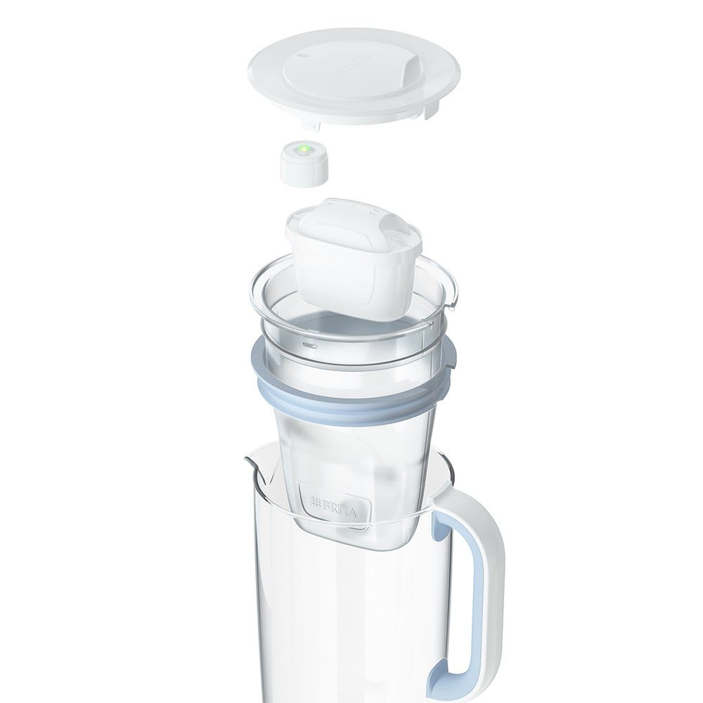 BRITA Glazen Waterfilterkan 2.5L + 13 MAXTRA PRO Waterfilters (filtert PFAS)
