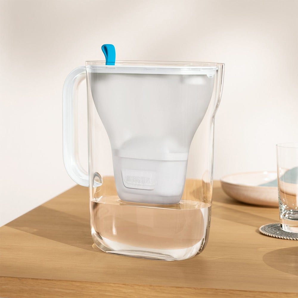 BRITA Style Waterfilterkan 2.4L + MAXTRA PRO Waterfilter 1051124 (filtert PFAS)