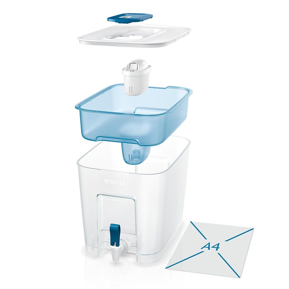 BRITA Waterfilterstation Flow 8.2L + 13 MAXTRA PRO Waterfilters (filtert PFAS)