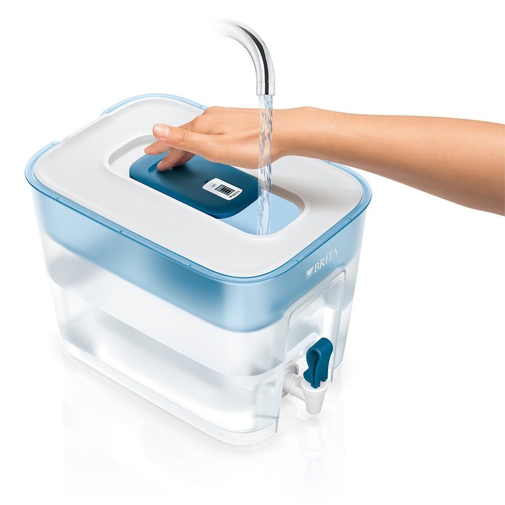 BRITA Waterfilterstation Flow 8.2L + 7 MAXTRA PRO Waterfilters (filtert PFAS)