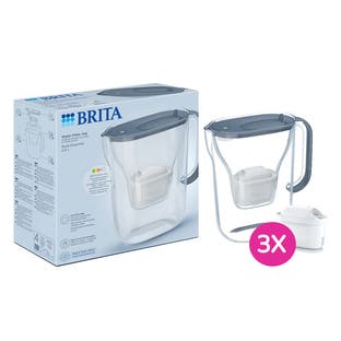 BRITA Style Essential Waterfilterkan Steenblauw + 3 BRITA MAXTRA PRO Waterfilter 1058103
