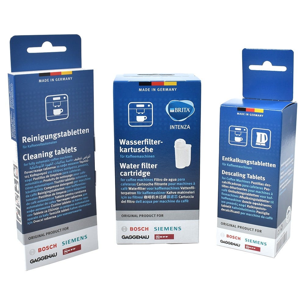 Neff Onderhoudsset Koffiemachine Waterfilter + Reinigingstabletten + Ontkalkingstabletten