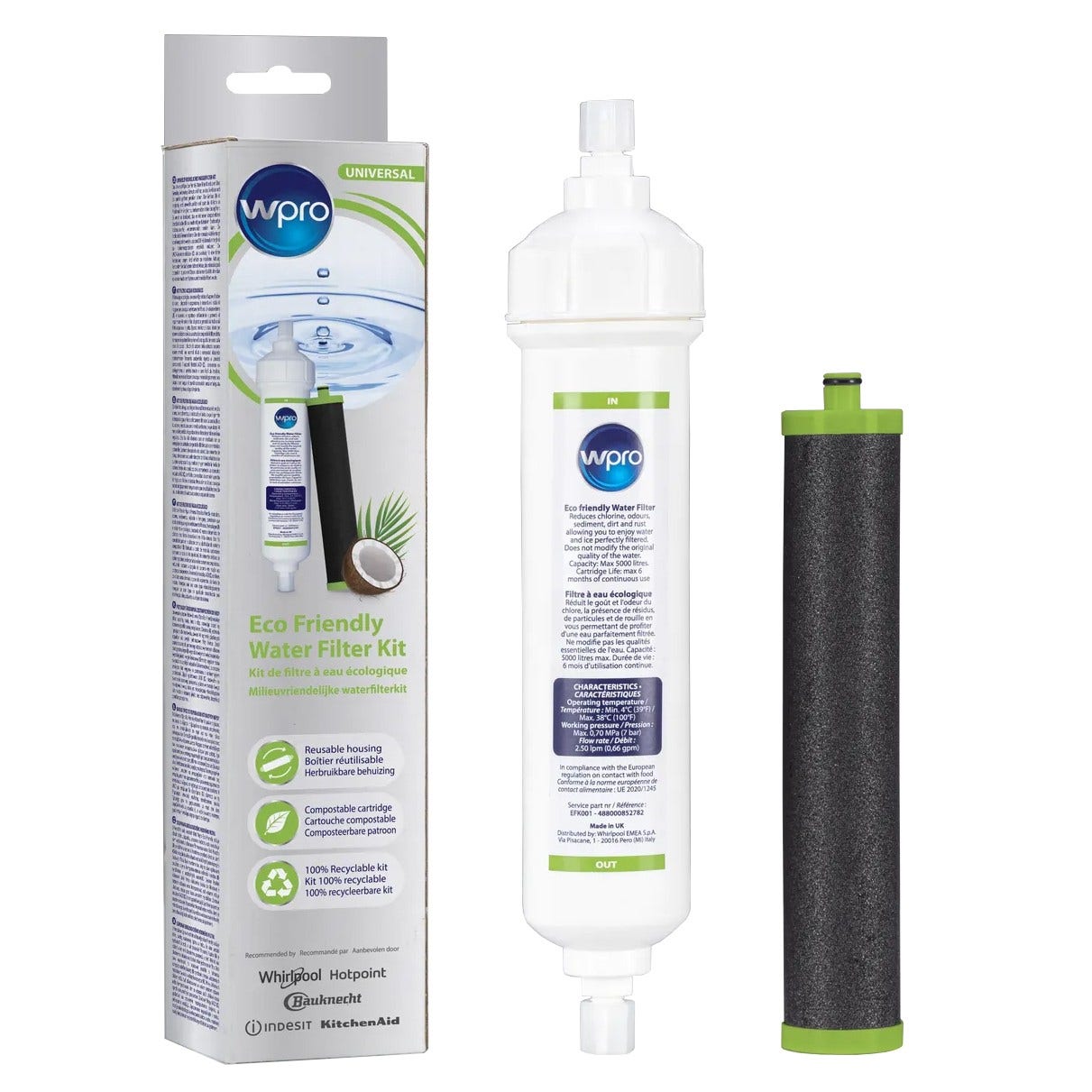 WPRO Eco Waterfilterset EFK001 / C00852782