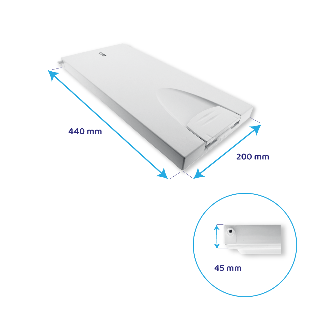 Beko Vriesvakdeur 440x200mm / C00881952