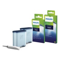 Philips / Saeco Onderhoudsset Koffiemachine Waterfilter + Melkreiniger + Reinigingstabletten