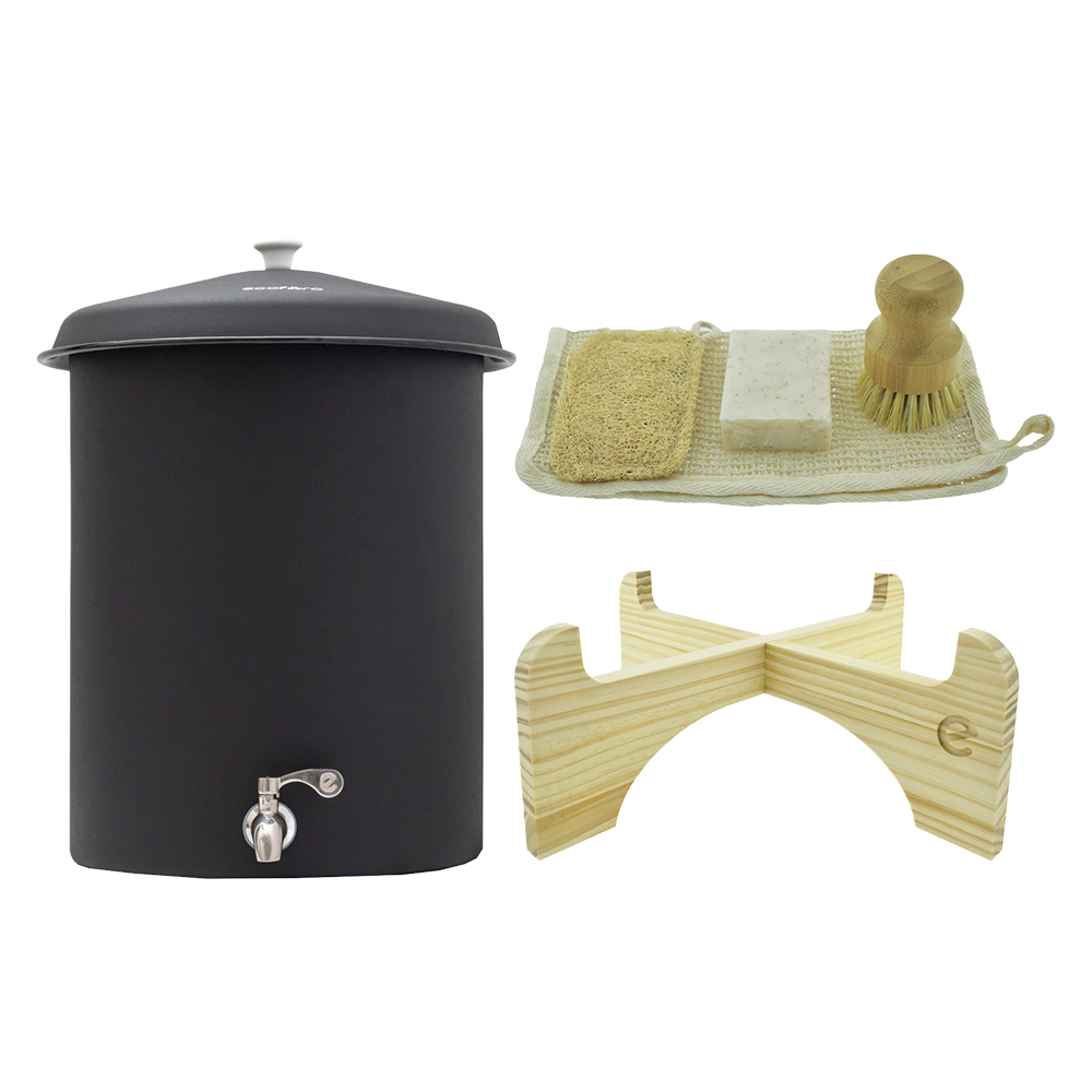 Ecofiltro Waterfilter 20L Starterset Zwart (filtert PFAS)