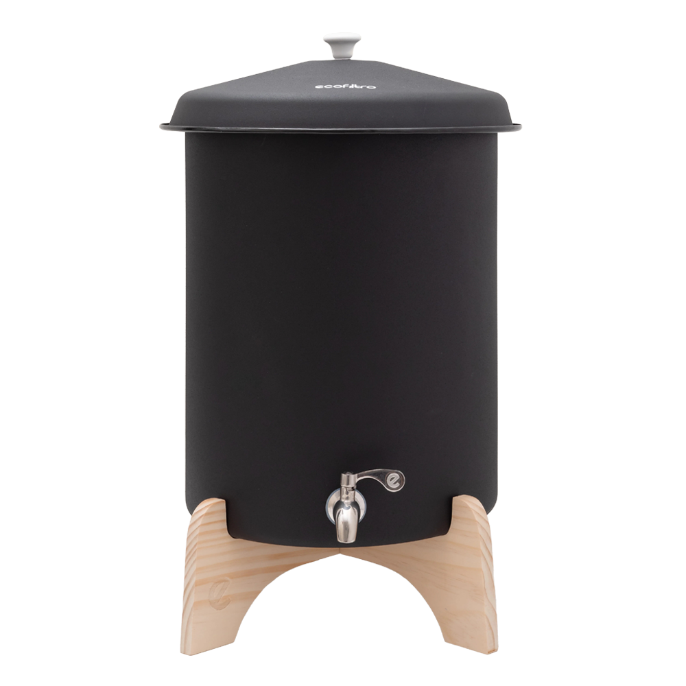 Ecofiltro Waterfilter 20L Starterset Zwart (filtert PFAS)