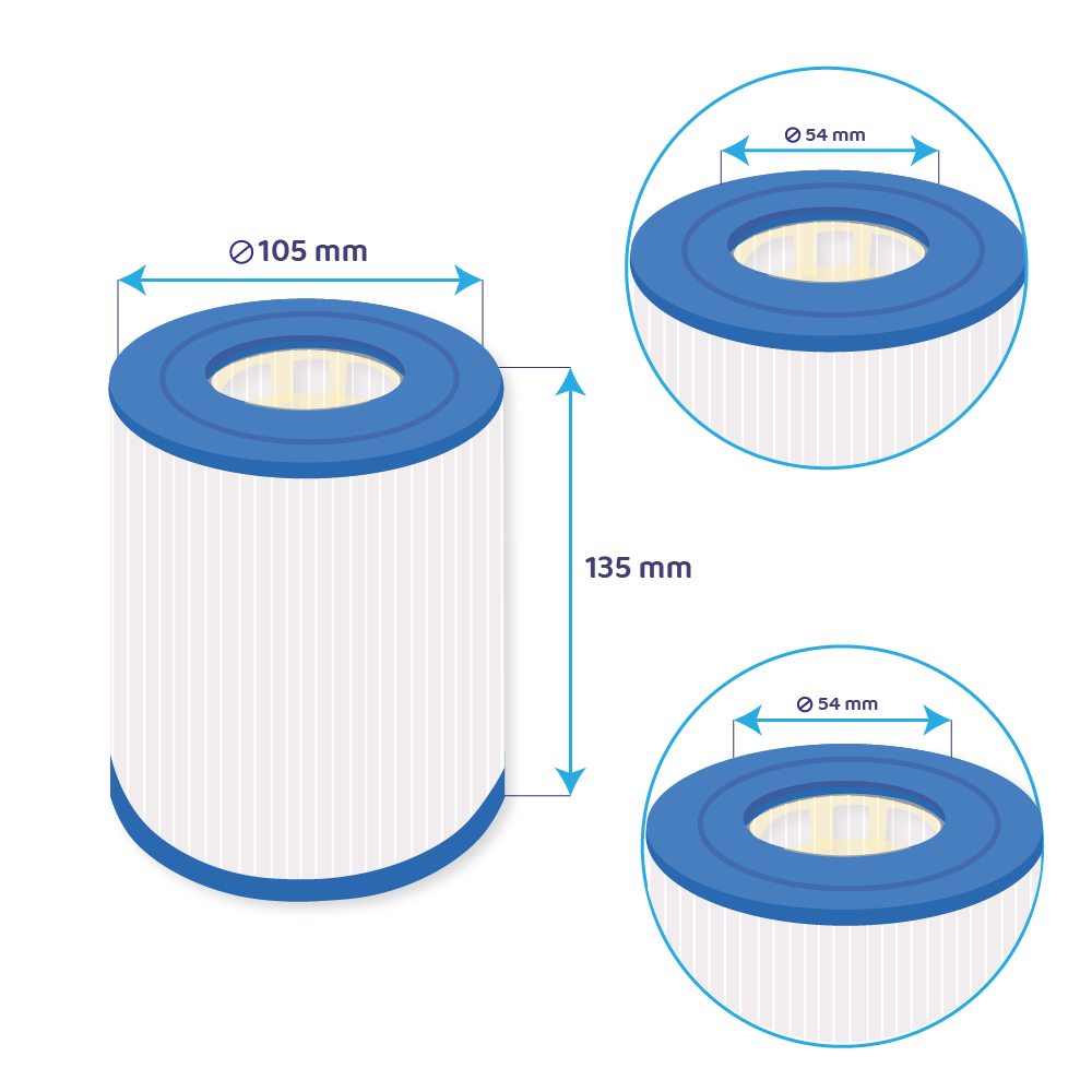 Superior Wellness Spa Waterfilter Chill Tub / FR-SW135