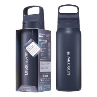 LifeStraw Go 2.0 Series RVS Drinkfles Zeeblauw (1000ml)