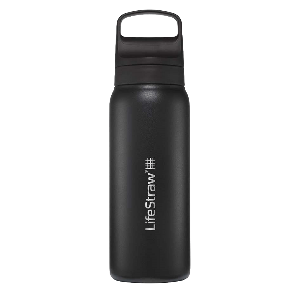 LifeStraw Go 2.0 Series RVS Drinkfles Zwart (1000ml)